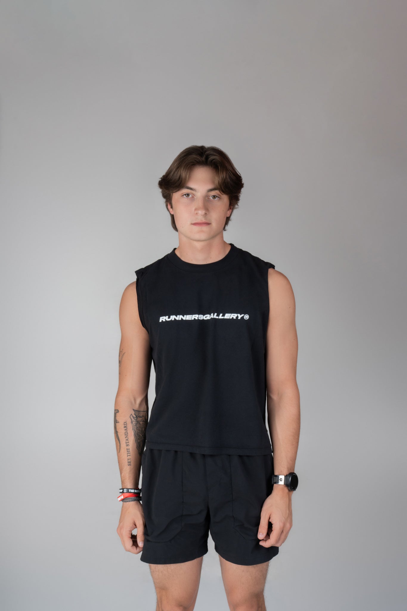 SLEEVELESS CROPPED MUSCLE TEE - CITY OF RG WPB