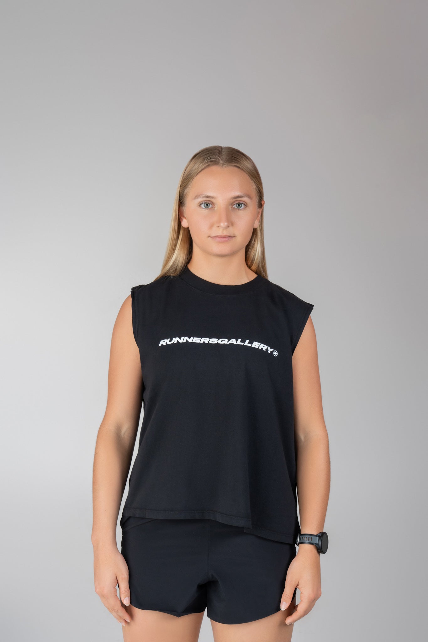 SLEEVELESS CROPPED MUSCLE TEE - CITY OF RG WPB